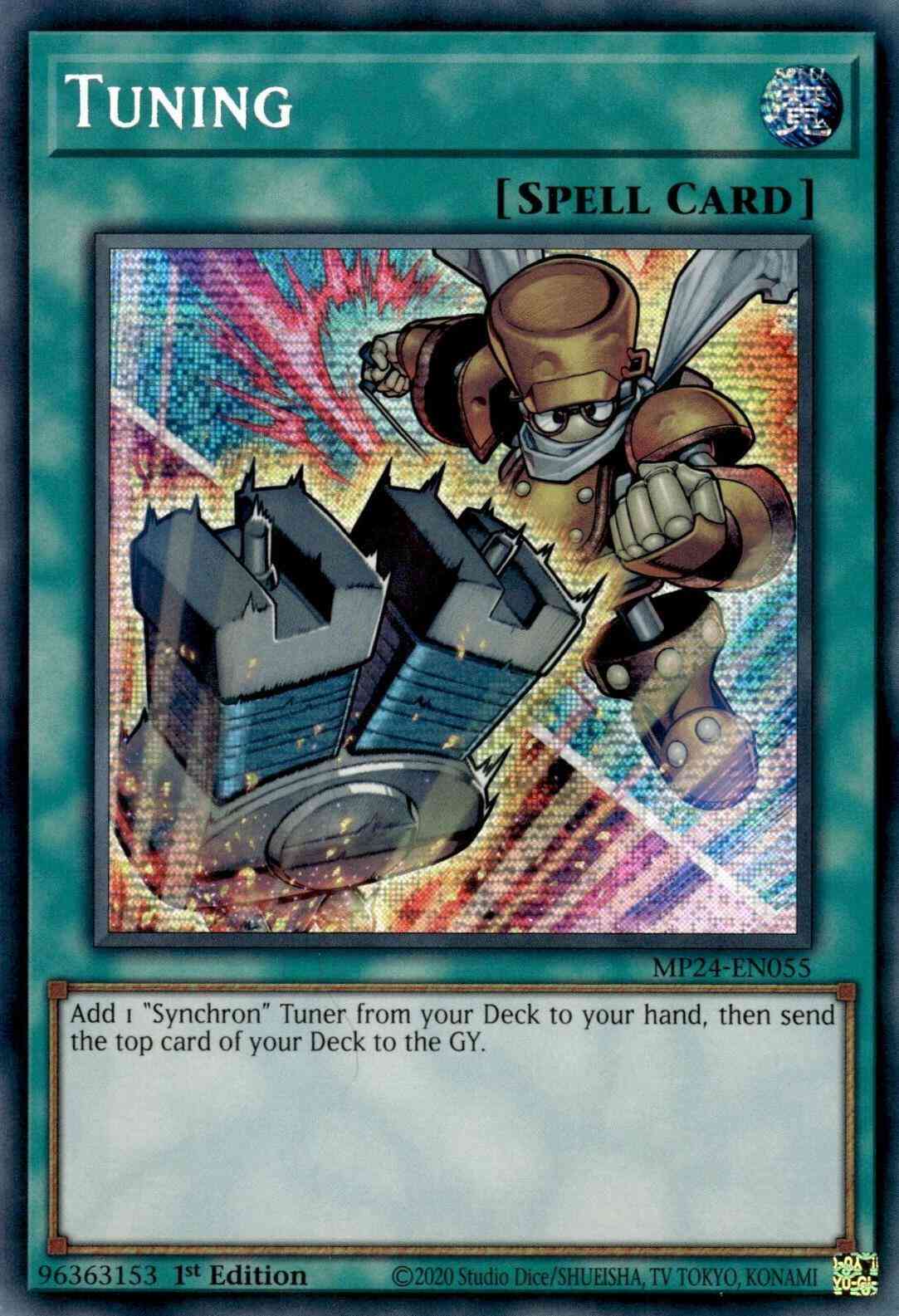 Tuning - Alternate Art - MP24-EN055 - Prismatic Secret Rare - 1st Edition