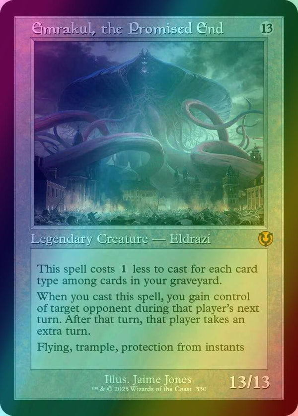 Emrakul, the Promised End [330] [Retro Frame] [Innistrad Remastered] [Foil]