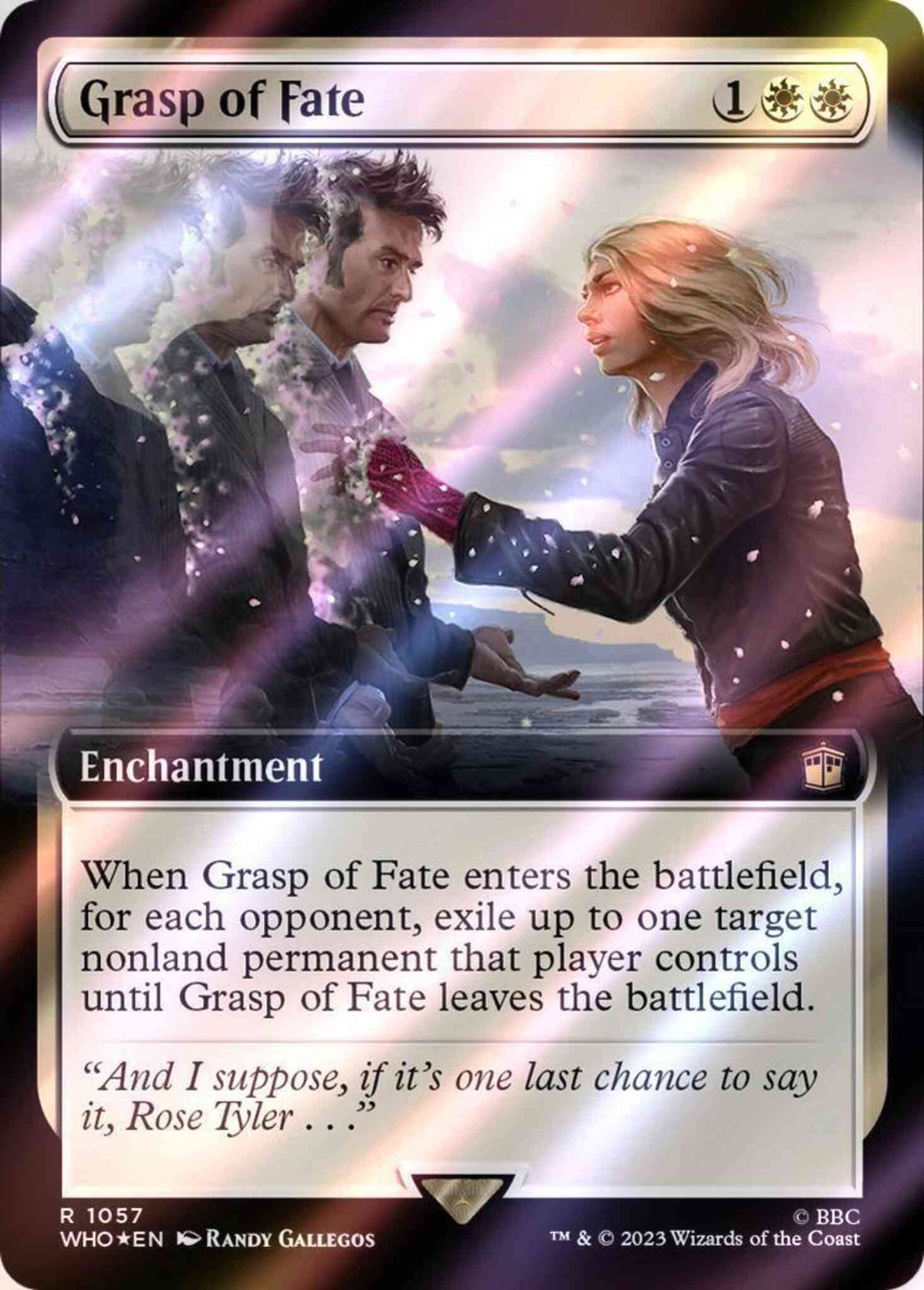 Grasp of Fate [1057] [Extended Art] [Universes Beyond: Doctor Who] [Surge Foil]