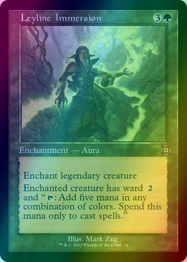 Leyline Immersion [71] [Retro Frame] [March of the Machine: The Aftermath] [Foil]