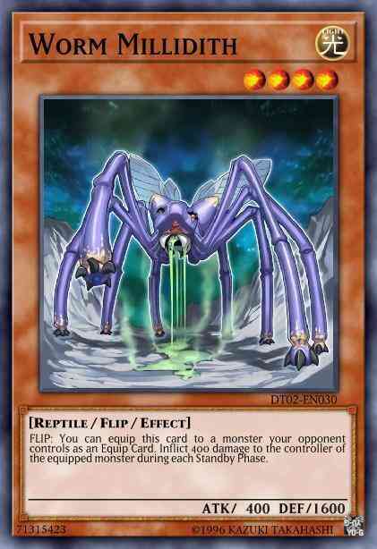Worm Millidith - HA02-EN024 - Super Rare - Unlimited
