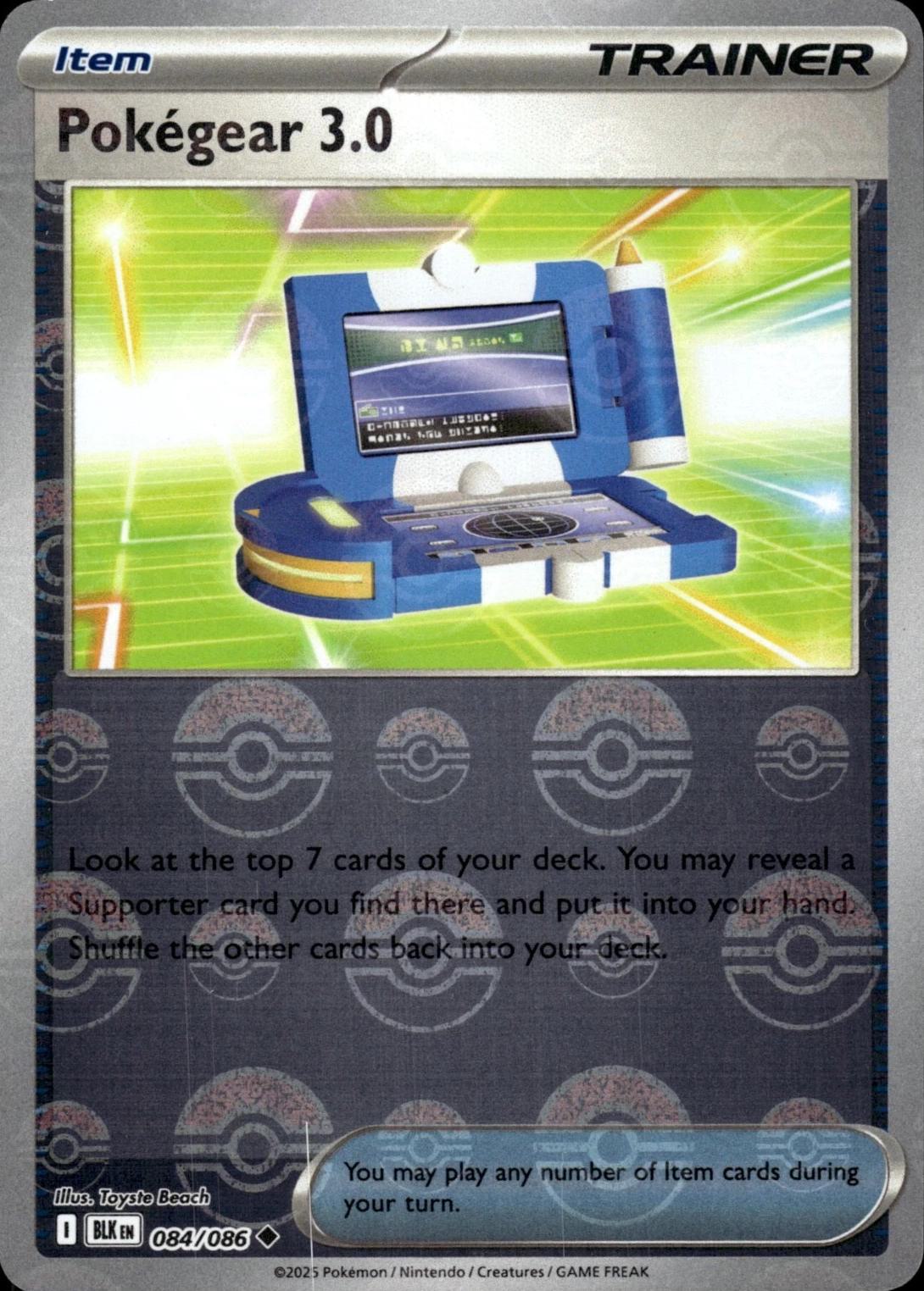 Pokégear 3.0 - Poké Ball Pattern - 084/086 - Uncommon [sv105b-084] [Reverse Holo]