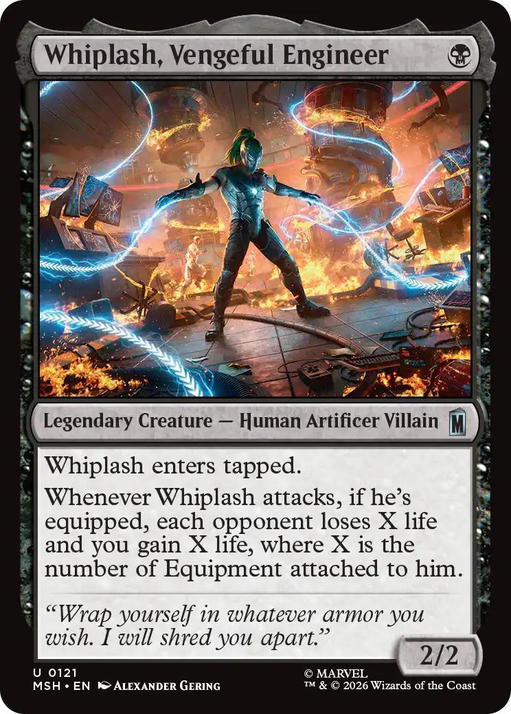 Whiplash, Vengeful Engineer [121] [Marvel Super Heroes] [Non-Foil]