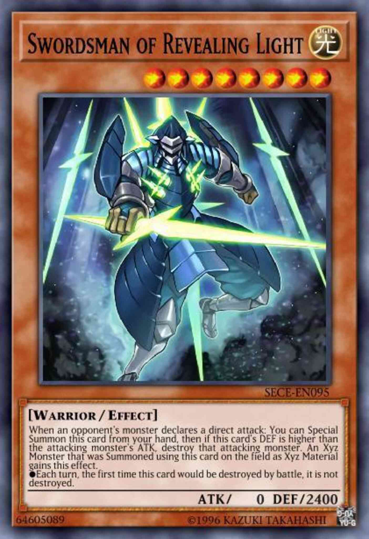 Swordsman of Revealing Light - SECE-EN095 - Ultra Rare - 1st Edition