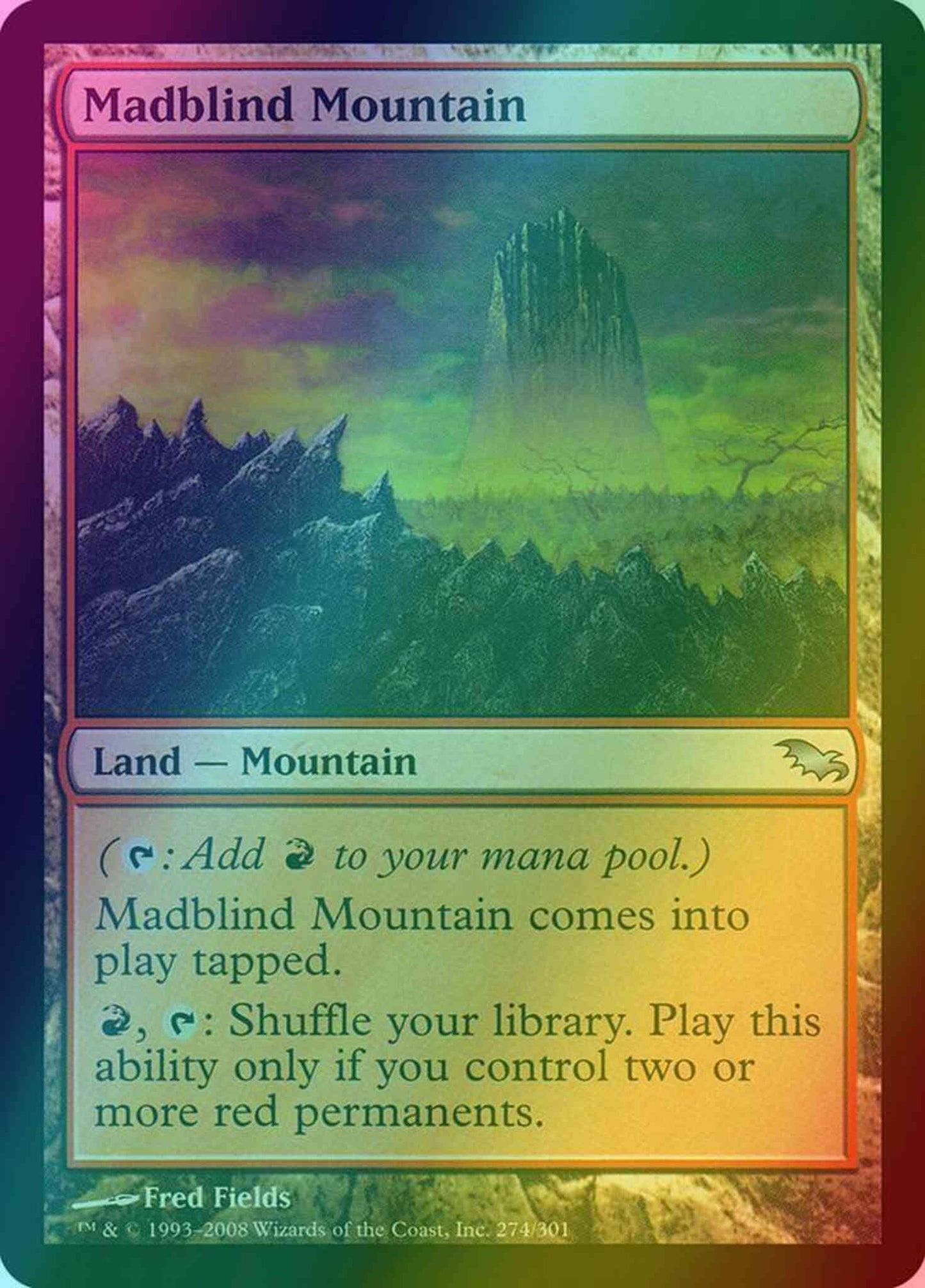 Madblind Mountain [274] [Shadowmoor] [Foil]