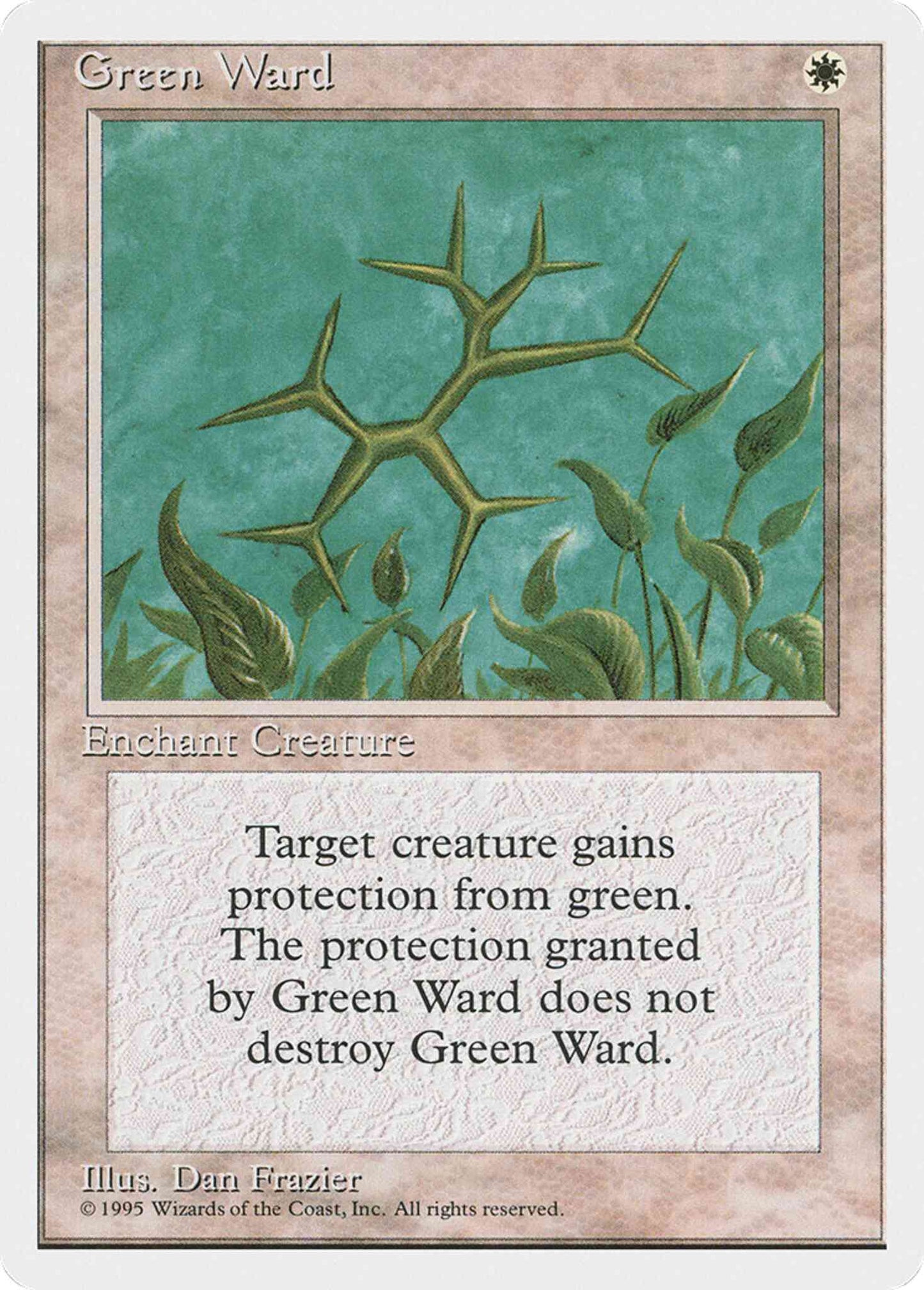 Green Ward [27] [Fourth Edition] [Non-Foil]