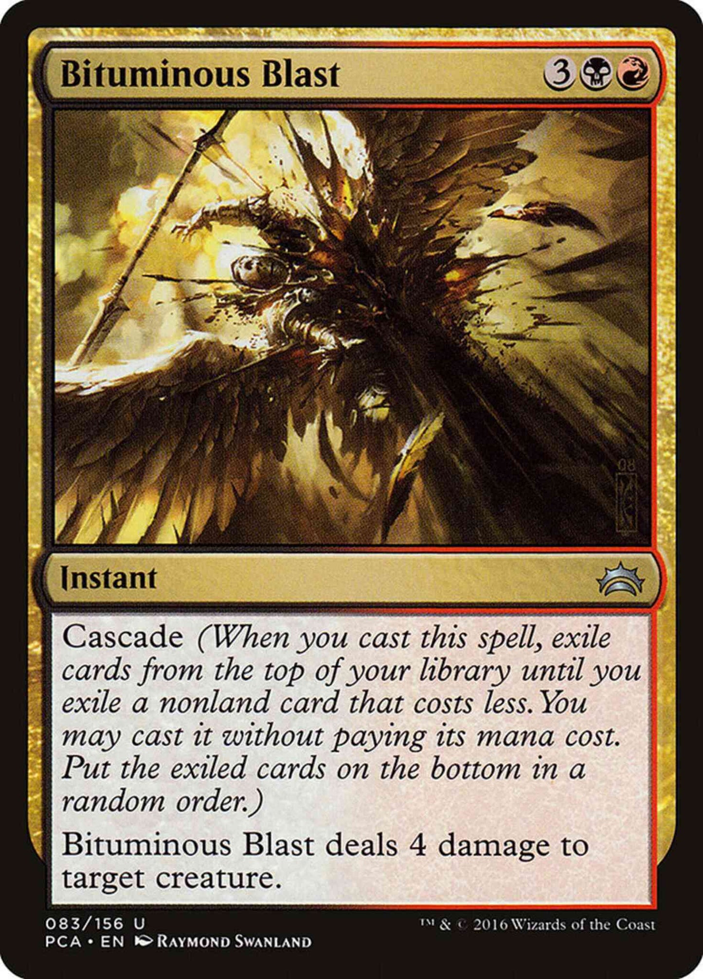 Bituminous Blast [83] [Planechase Anthology] [Non-Foil]