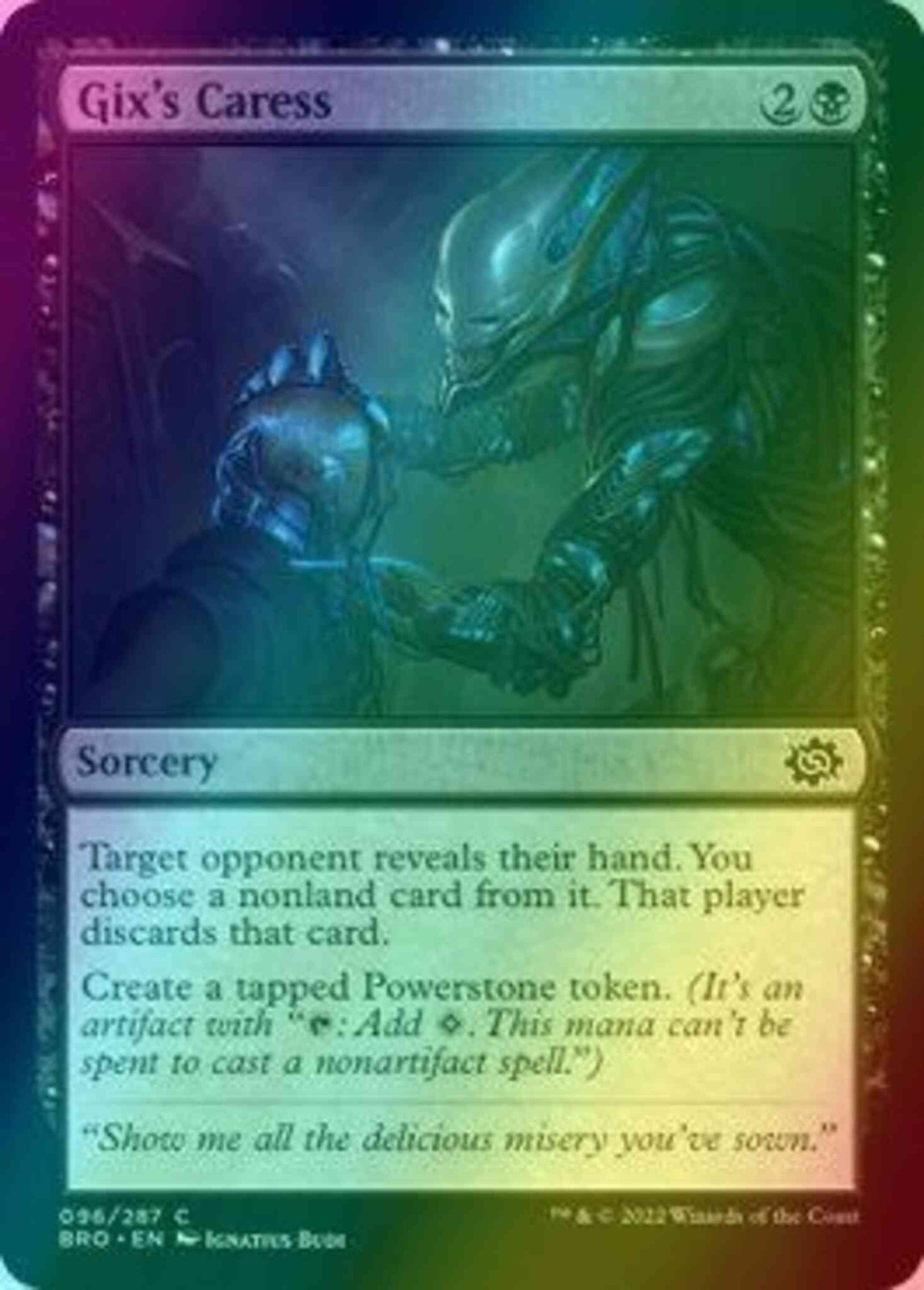 Gix's Caress [96] [The Brothers' War] [Foil]