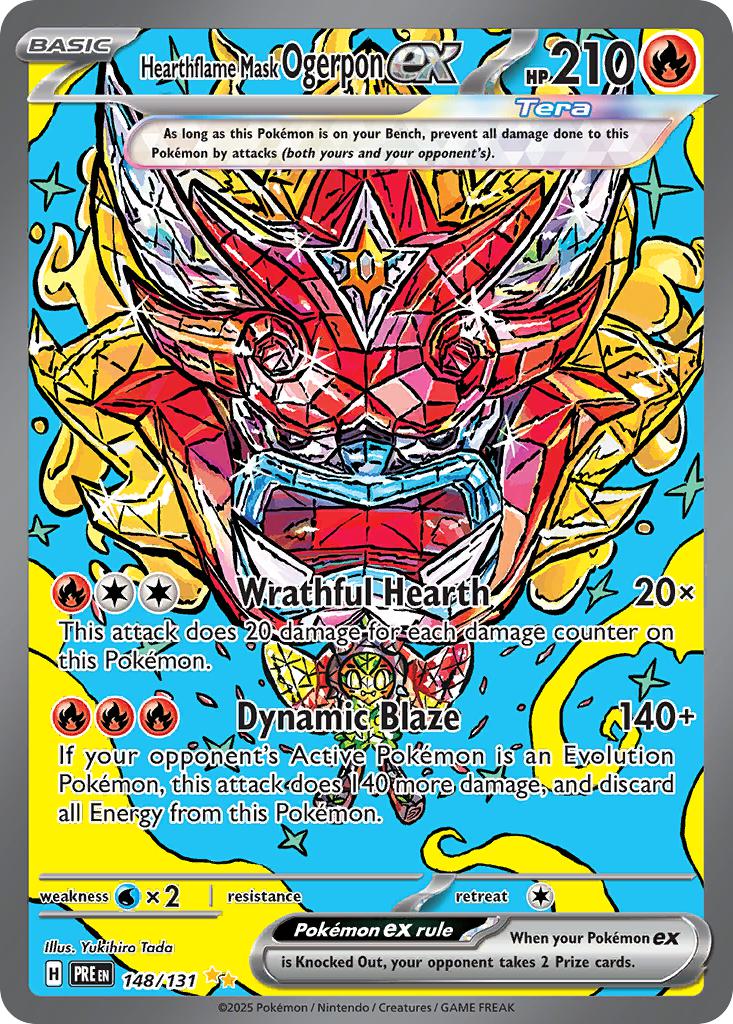 Hearthflame Mask Ogerpon ex - 148/131 - Special Illustration Rare [sv085-148] [Ultra]