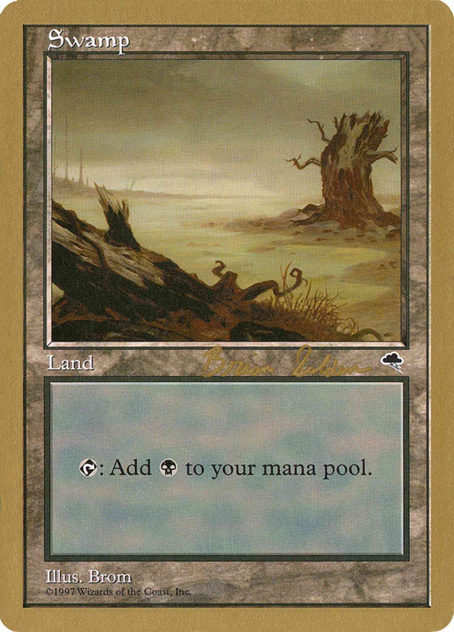 Swamp [bs340] [Brian Seldon] [World Championship Decks 1998] [Non-Foil]