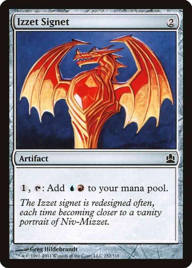 Izzet Signet [252] [Commander 2011] [Non-Foil]