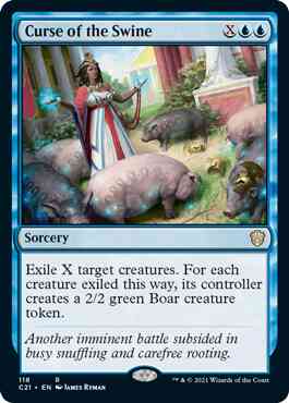 Curse of the Swine [118] [Commander 2021] [Non-Foil]