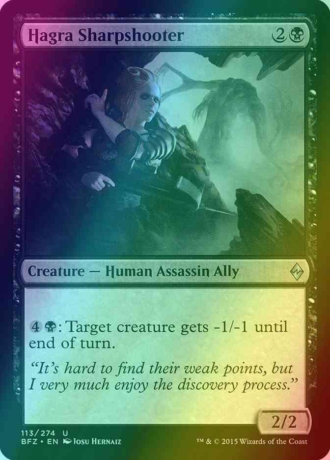 Hagra Sharpshooter [113] [Battle for Zendikar] [Foil]