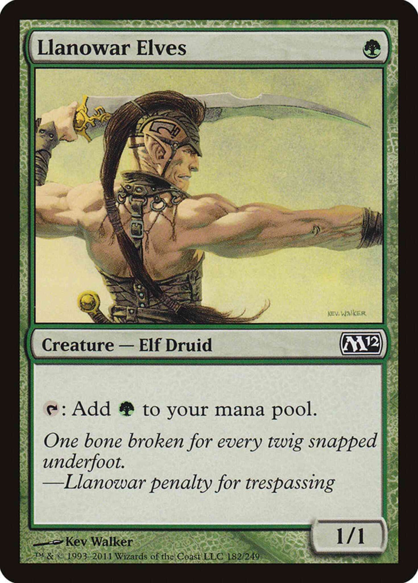 Llanowar Elves [182] [Magic 2012] [Non-Foil]