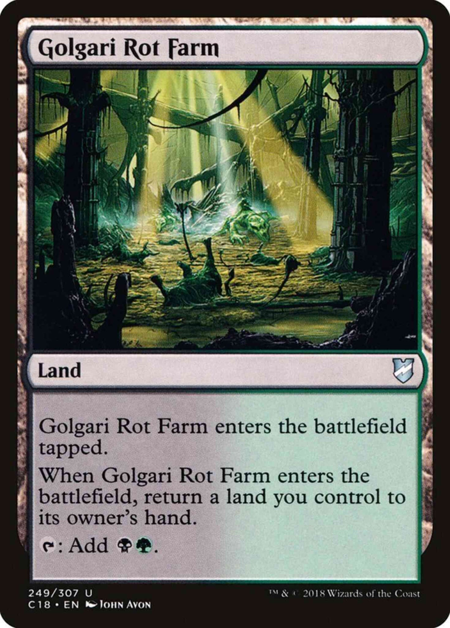 Golgari Rot Farm [249] [Commander 2018] [Non-Foil]