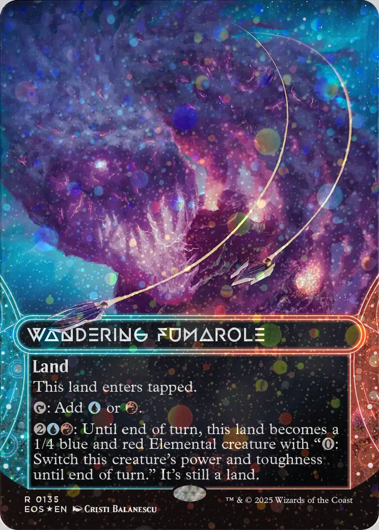 Wandering Fumarole [135] [Borderless] [Edge of Eternities: Stellar Sights] [Galaxy Foil]