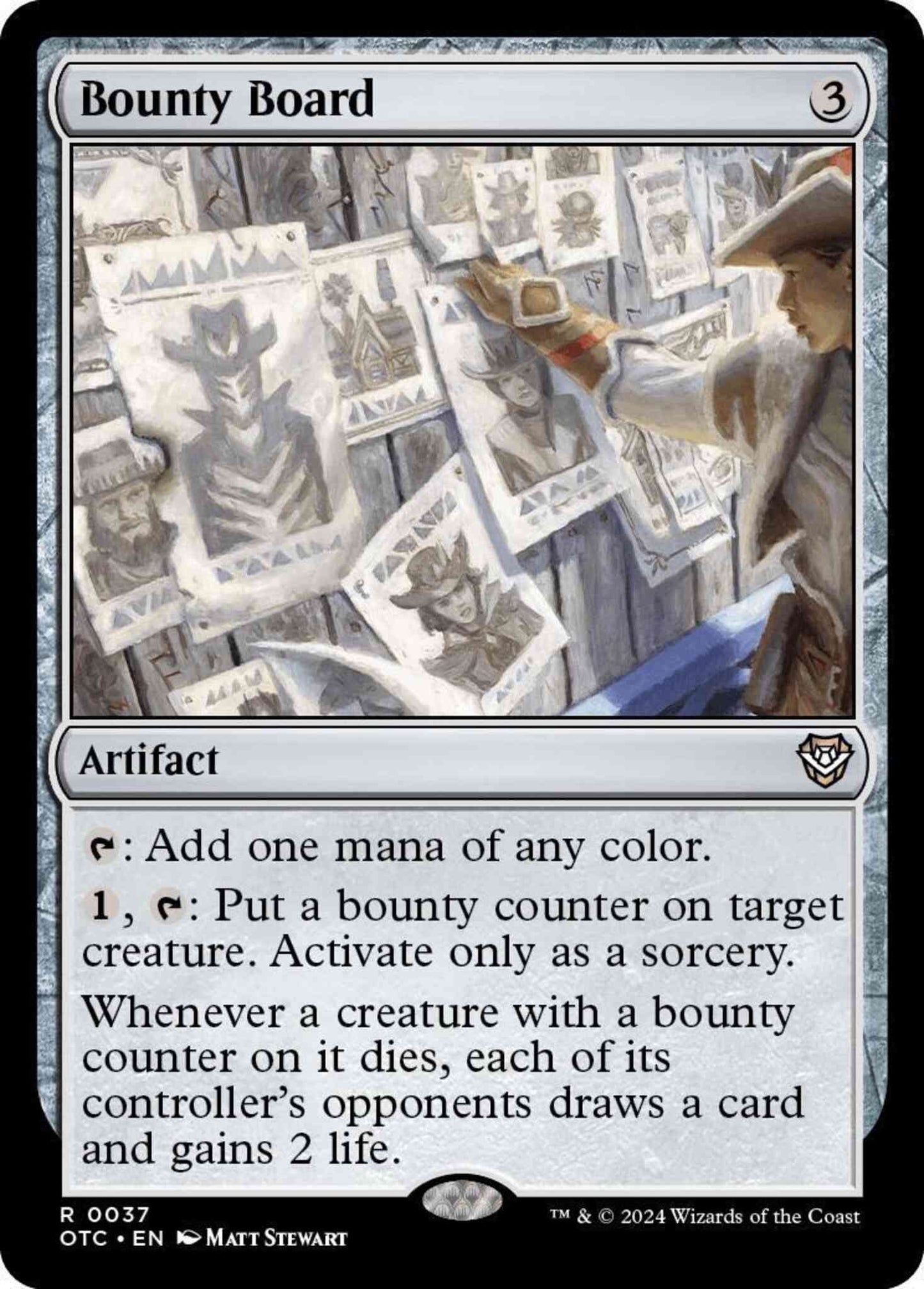 Bounty Board [37] [Outlaws of Thunder Junction: Commander] [Non-Foil]
