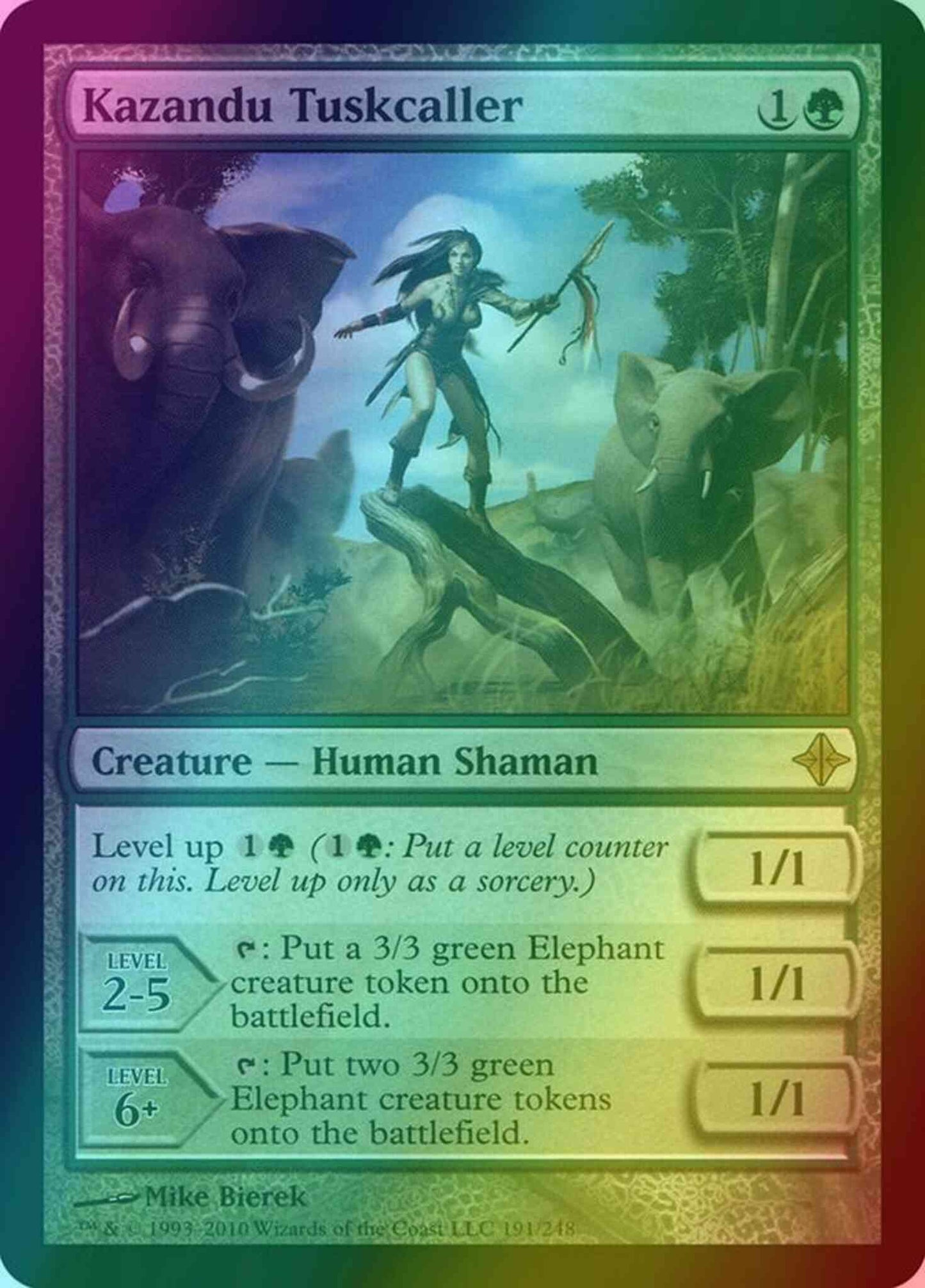 Kazandu Tuskcaller [191] [Rise Of The Eldrazi] [Foil]