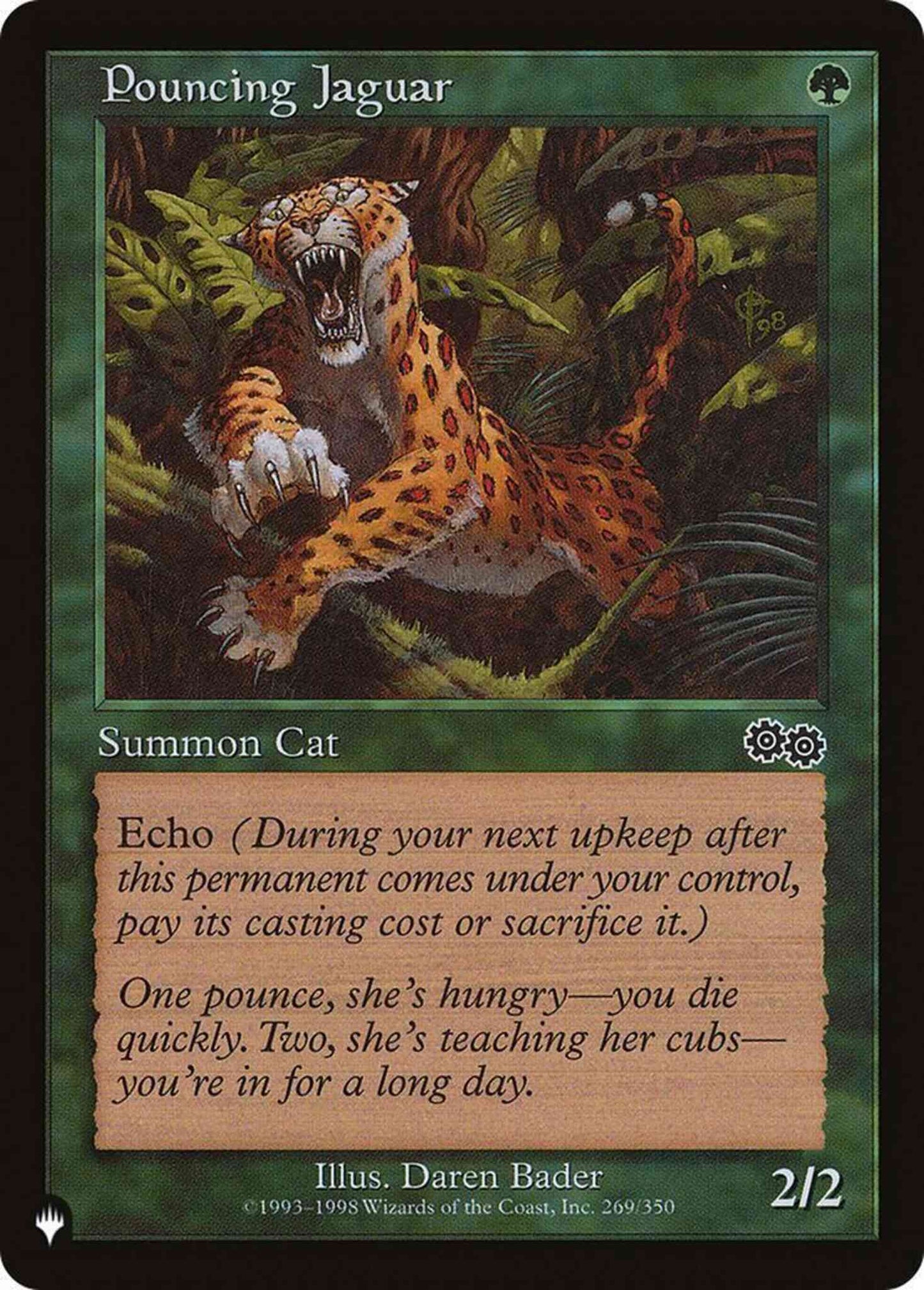 Pouncing Jaguar [USG-269] [The List] [Non-Foil]