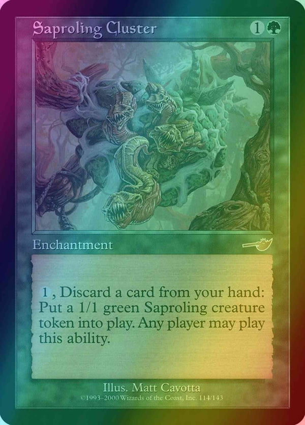 Saproling Cluster [114] [Nemesis] [Foil]