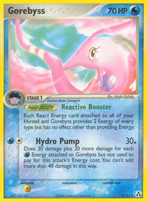 Gorebyss - 17/92 - Rare [ex12-17] [Reverse Holo]