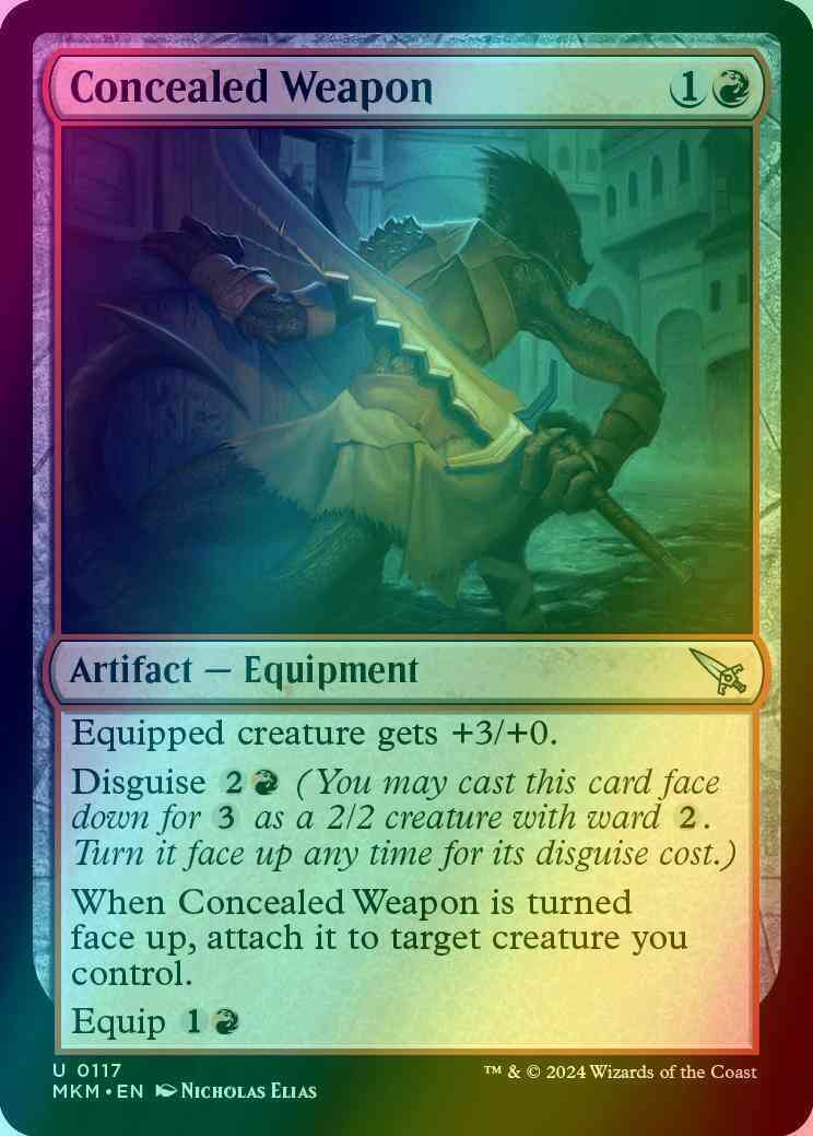 Concealed Weapon [117] [Murders at Karlov Manor] [Foil]