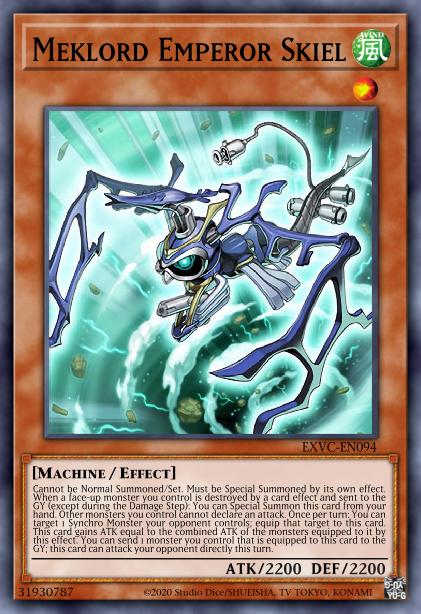 Meklord Emperor Skiel - LC5D-EN167 - Super Rare - 1st Edition