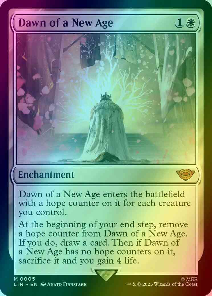 Dawn of a New Age [5] [The Lord of the Rings: Tales of Middle-earth] [Foil]