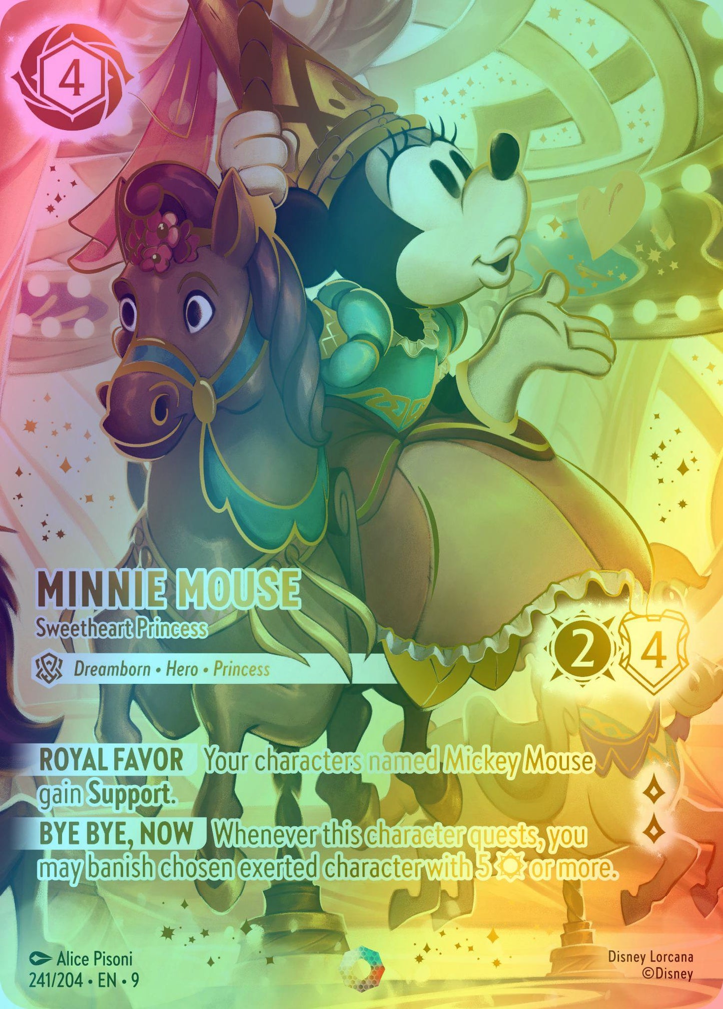 Minnie Mouse - Sweetheart Princess (Iconic) - 241/204 [Fabled] [Holofoil]