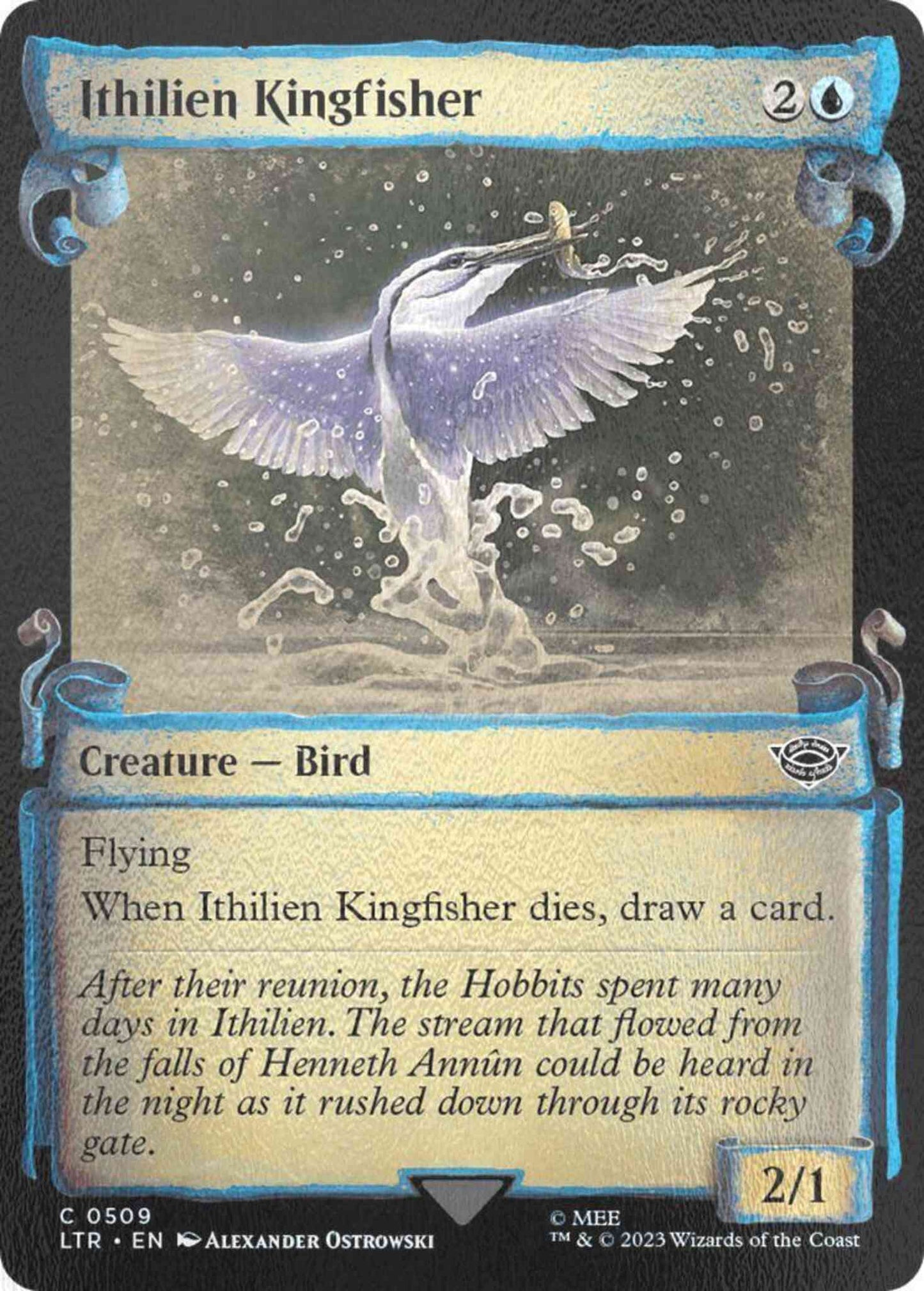 Ithilien Kingfisher [509] [Scrolls Showcase] [The Lord of the Rings: Tales of Middle-earth] [Silver Foil]