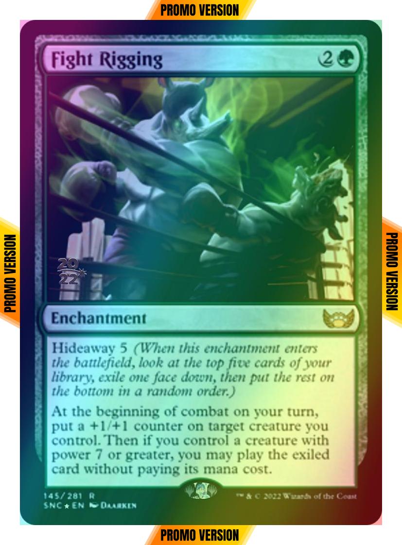 Fight Rigging [Prerelease] [145s] [Streets of New Capenna: Promos] [Foil]