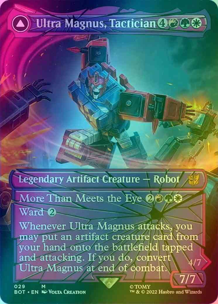 Ultra Magnus, Tactician // Ultra Magnus, Armored Carrier [29] [Borderless] [Shattered Glass] [Universes Beyond: Transformers] [Foil]