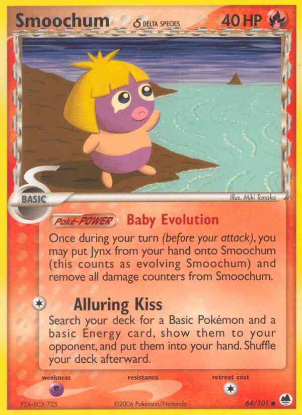Smoochum δ - 64/101 - Common [ex15-64] [Non-Holo]