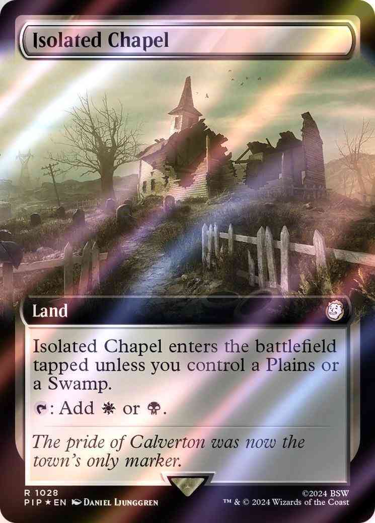 Isolated Chapel [1028] [Extended Art] [Fallout] [Surge Foil]