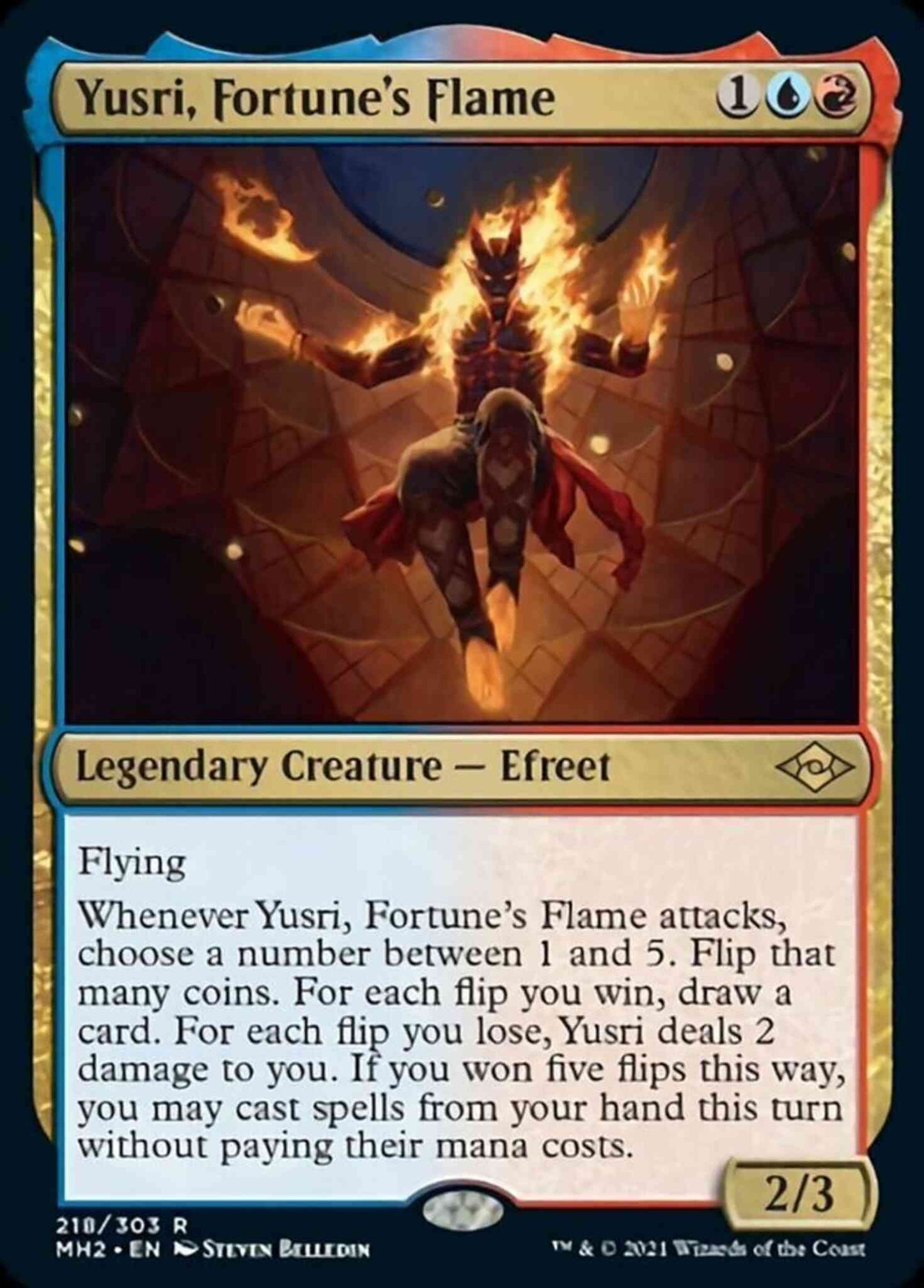 Yusri, Fortune's Flame [218] [Modern Horizons 2] [Non-Foil]