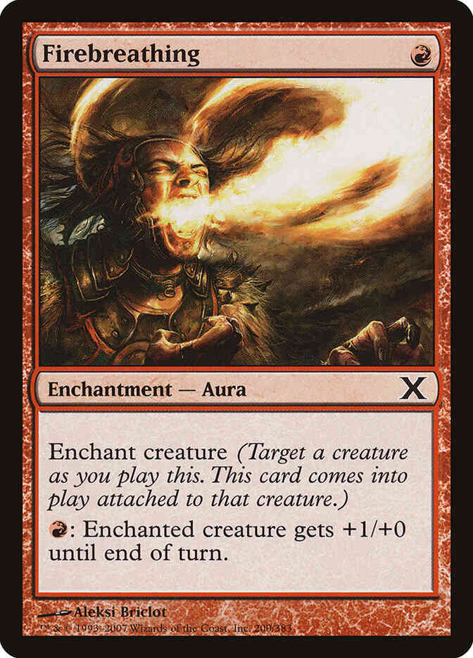 Firebreathing [200] [Tenth Edition] [Non-Foil]