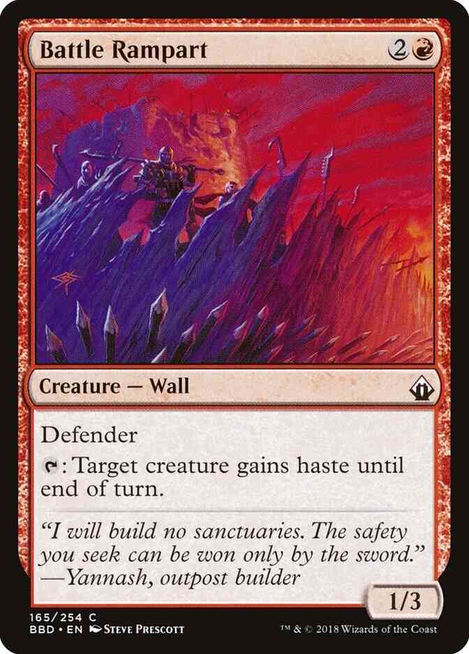 Battle Rampart [165] [Battlebond] [Non-Foil]