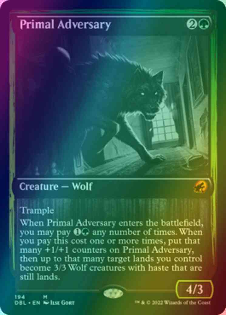 Primal Adversary [194] [Innistrad: Double Feature] [Foil]