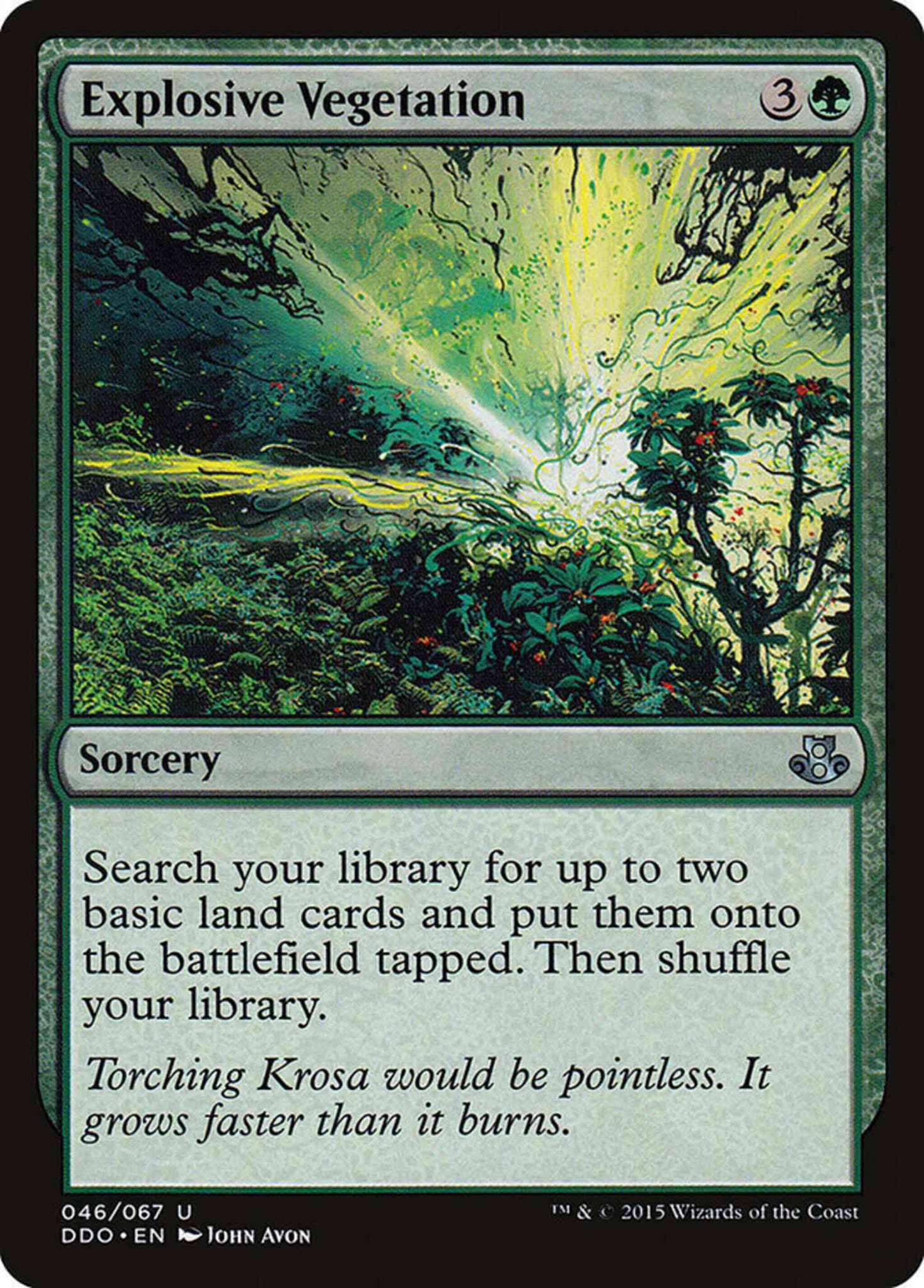 Explosive Vegetation [46] [Duel Decks Elspeth vs Kiora] [Non-Foil]