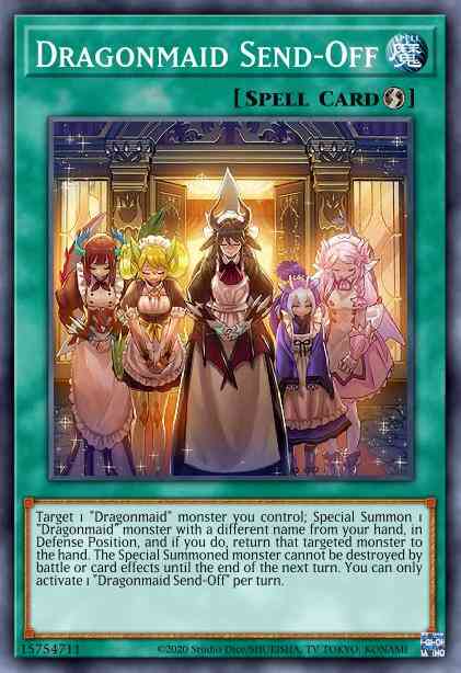 Dragonmaid Send-Off - CHIM-ENSE3 - Super Rare - Limited