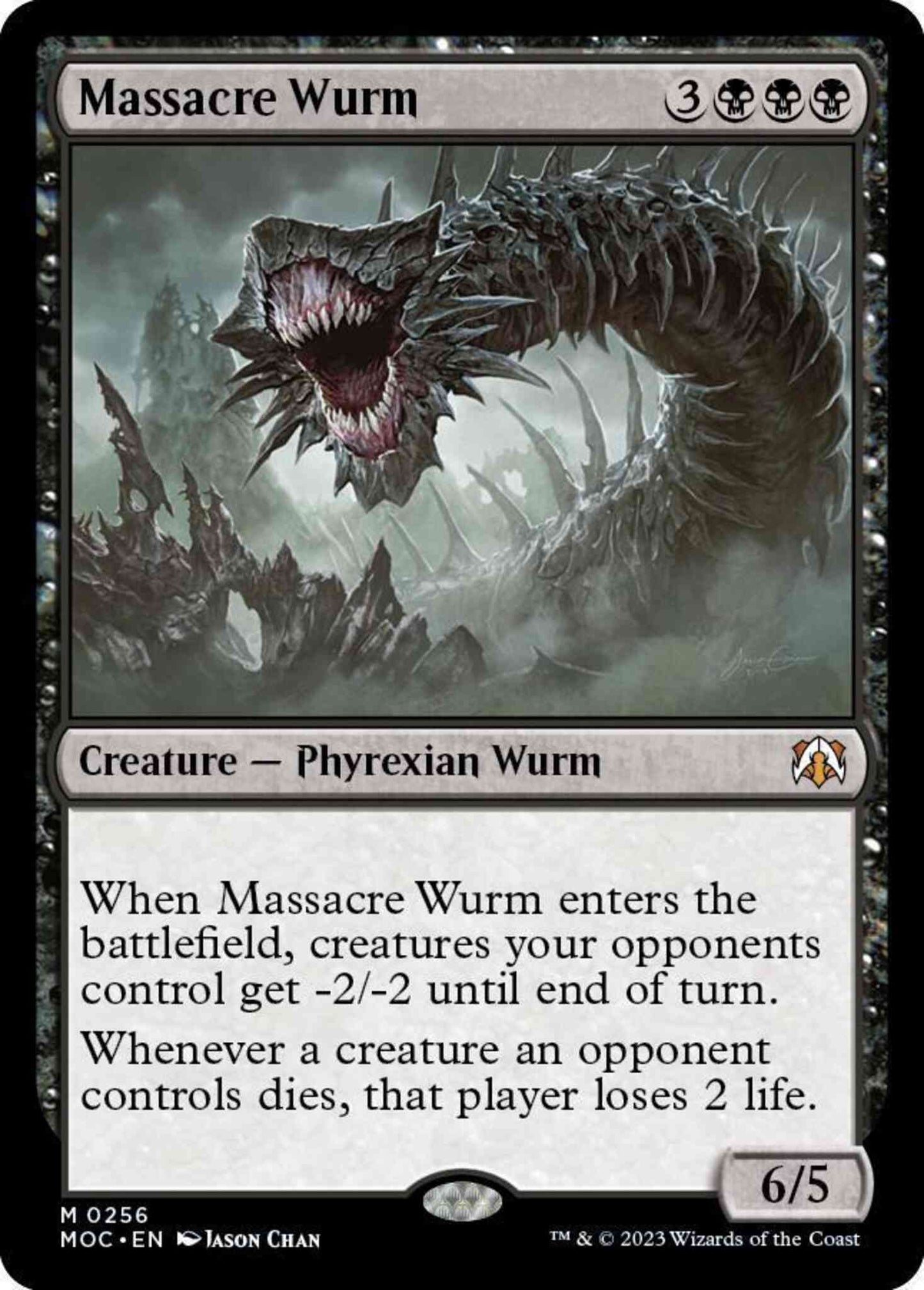Massacre Wurm [256] [March of the Machine: Commander] [Non-Foil]