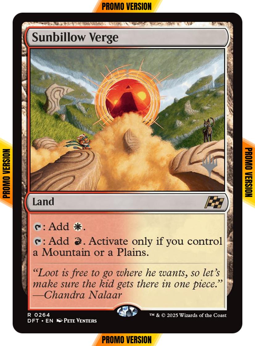 Sunbillow Verge [264p] [Promo Pack] [Aetherdrift: Promos] [Non-Foil]
