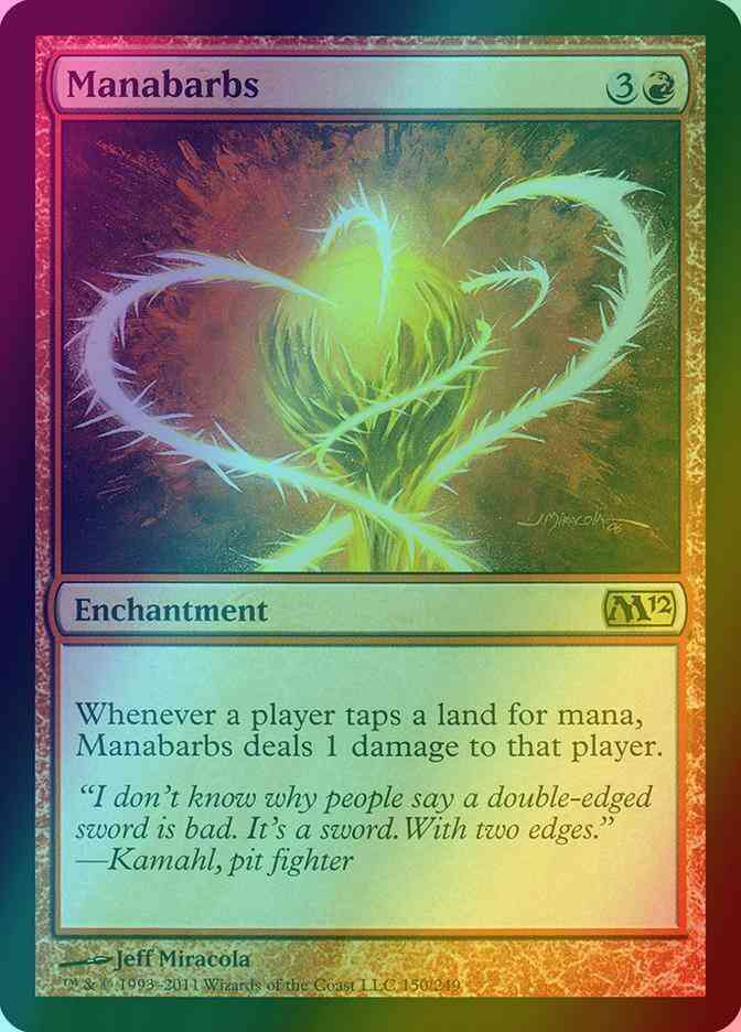 Manabarbs [150] [Magic 2012] [Foil]