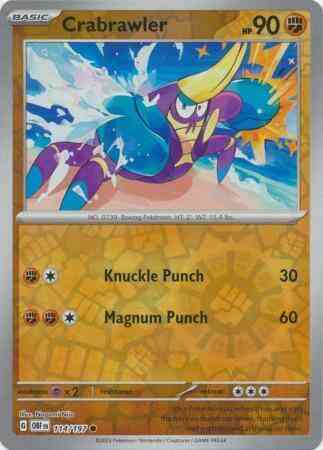 Crabrawler - 114/197 - Common [sv03-114] [Reverse Holo]