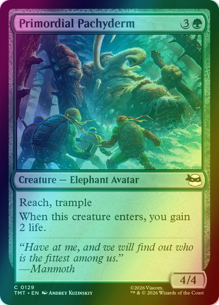 Primordial Pachyderm [129] [Teenage Mutant Ninja Turtles] [Foil]