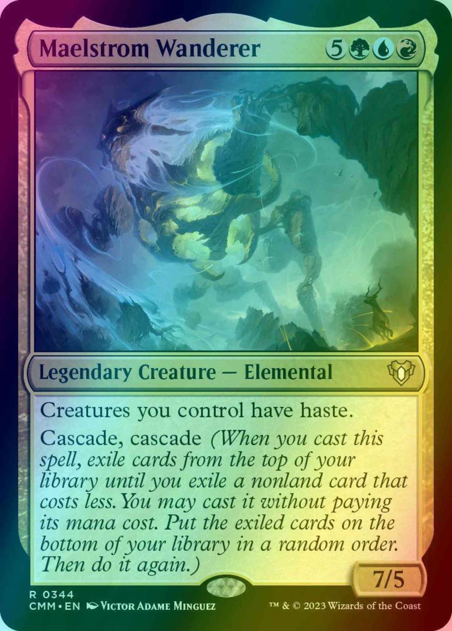 Maelstrom Wanderer [344] [Commander Masters] [Foil]