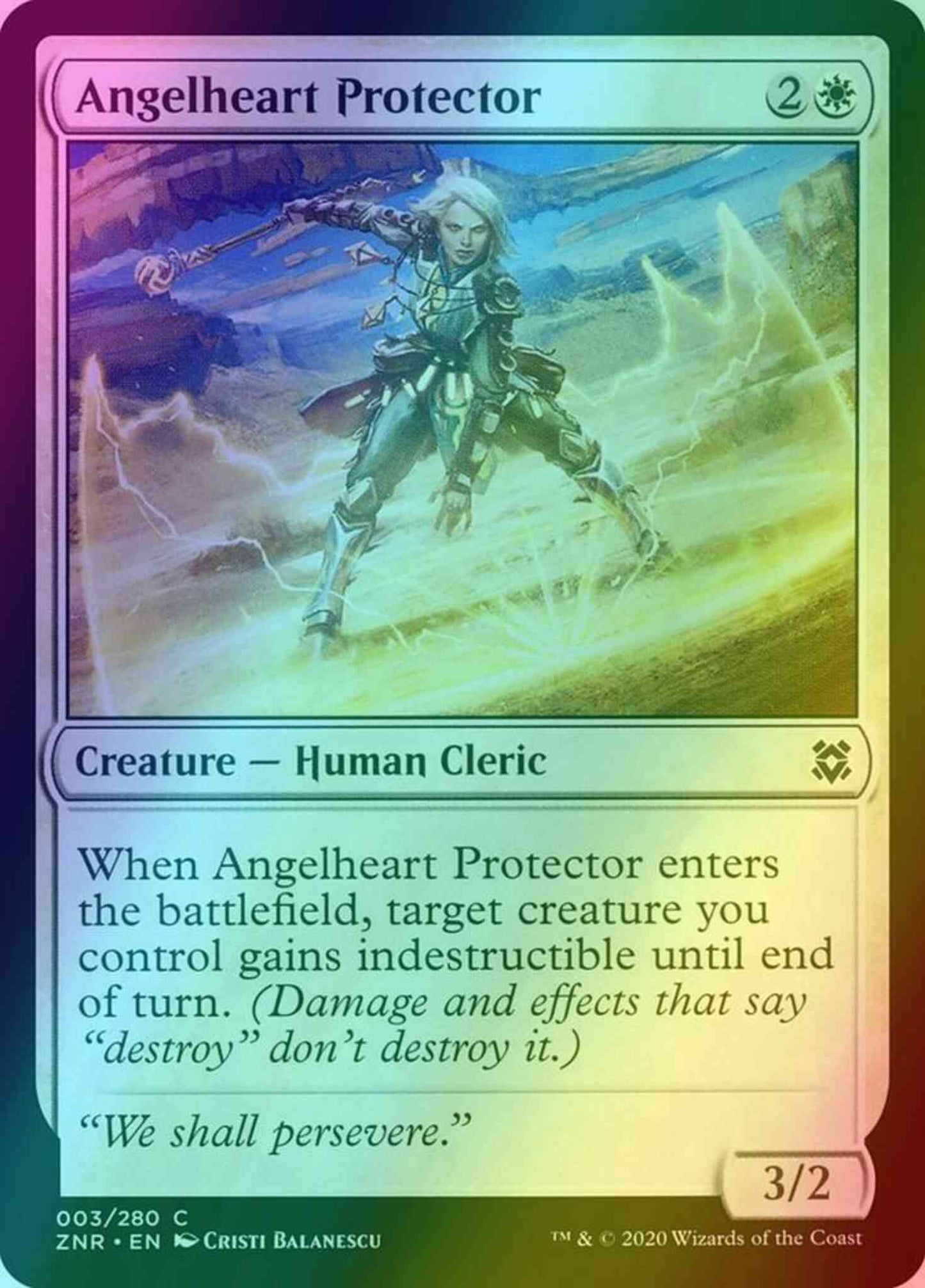 Angelheart Protector [3] [Zendikar Rising] [Foil]
