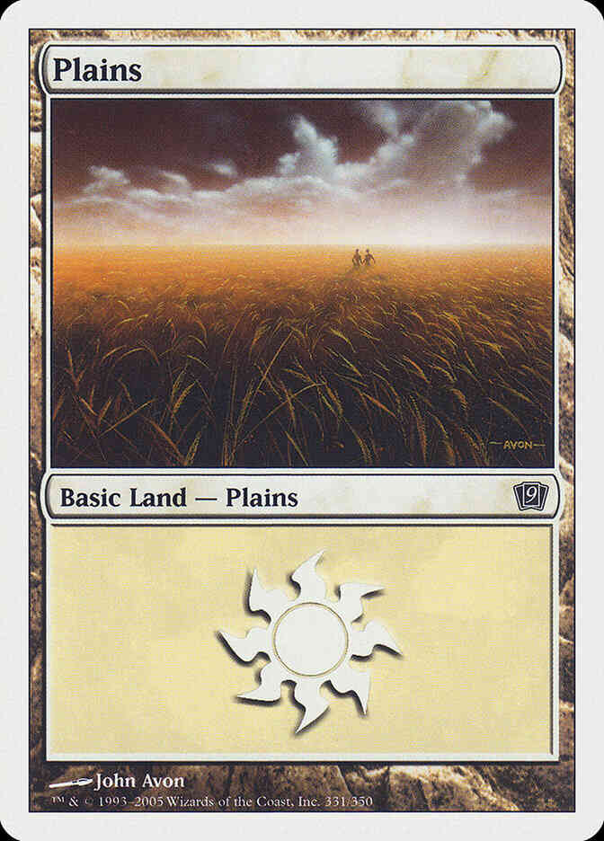 Plains [331] [Ninth Edition] [Non-Foil]