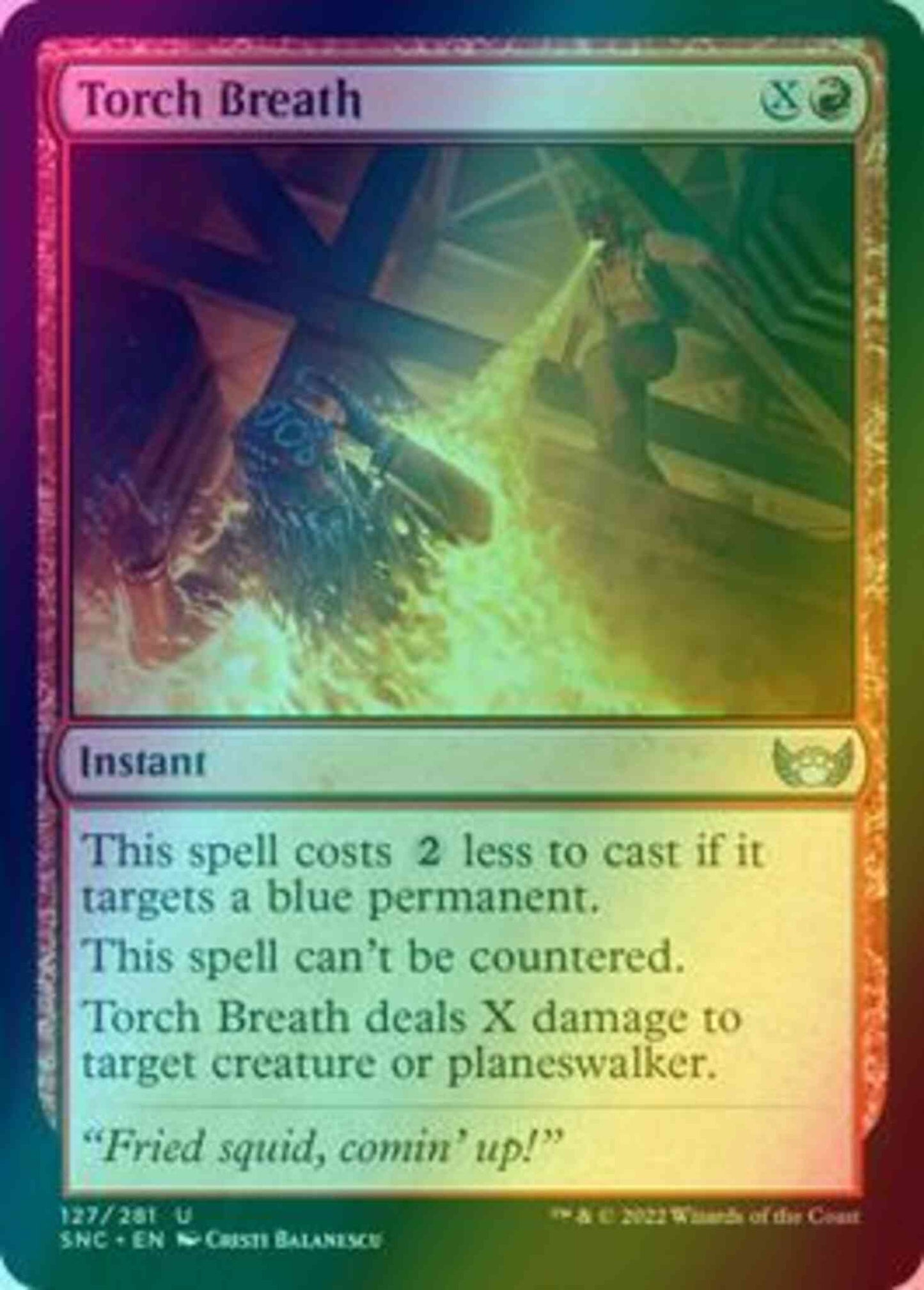Torch Breath [127] [Streets of New Capenna] [Foil]