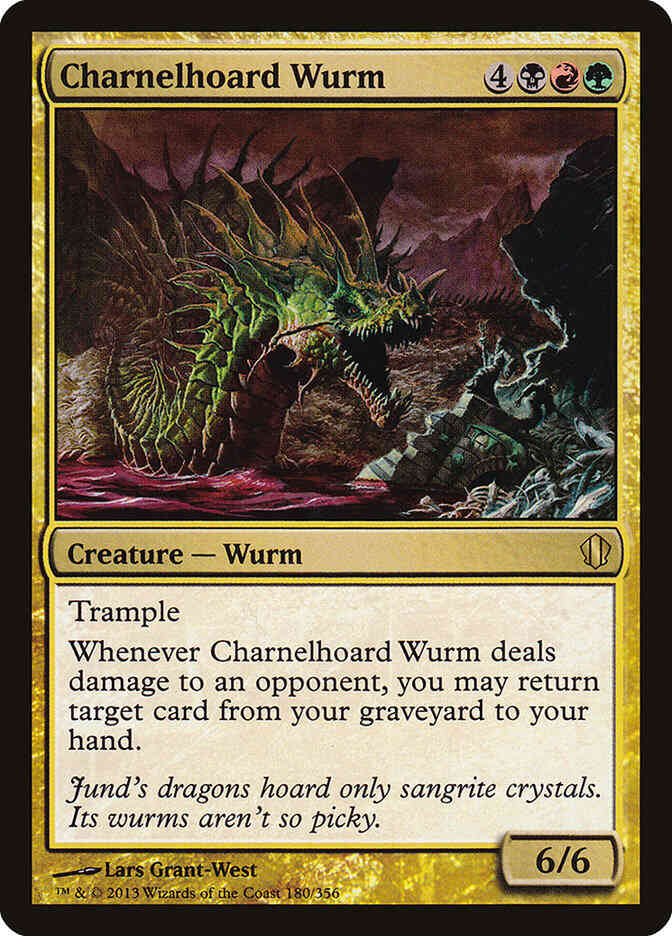Charnelhoard Wurm [180] [Commander 2013] [Non-Foil]